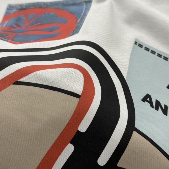 Evisu Graffiti Print T-Shirt