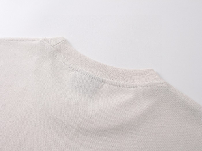Balenciaga Hi There + Dripley T-shirt Medium Fit in Dirty White