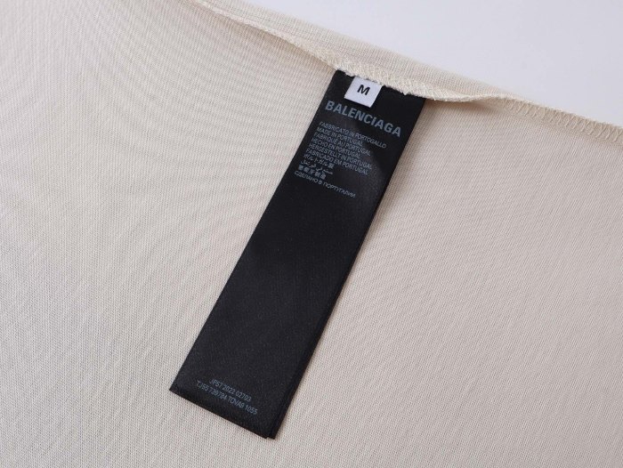 Balenciaga City Of Angels T-shirt Medium Fit in Black Faded