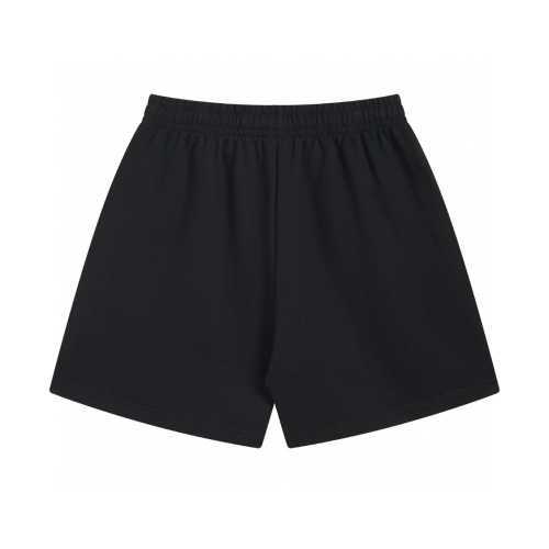 BALENCIAGA shorts in cotton with logo - Black
