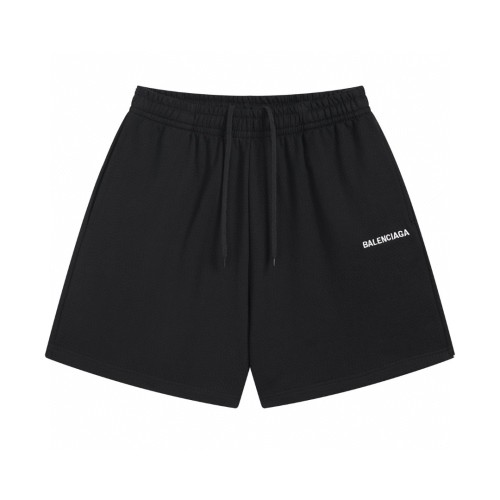 BALENCIAGA shorts in cotton with logo - Black