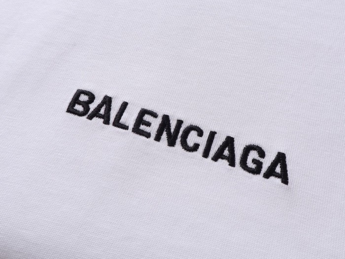 Balenciaga Men's Uniform Merch Oversized T-shirt in Black Faded