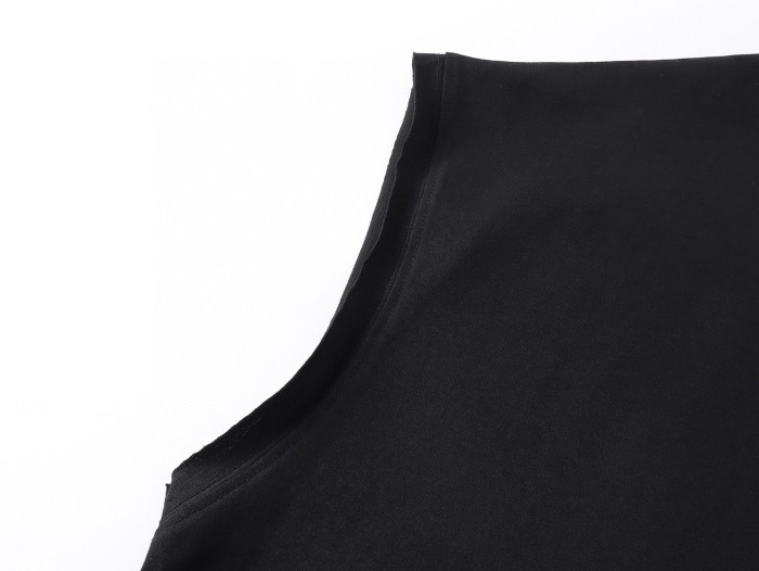 Men's Balenciaga Back Sleeveless T-shirt in Dirty