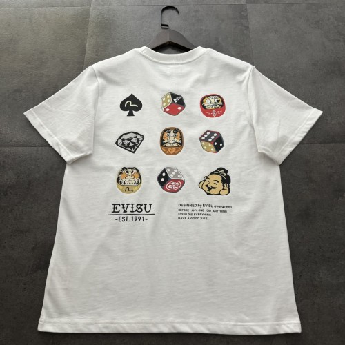 Evisu Dharma Maneki Neko printed T-shirt