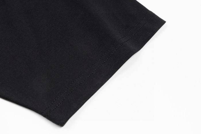 Men's Balenciaga SS21 Solid Color Logo Printing T-shirt