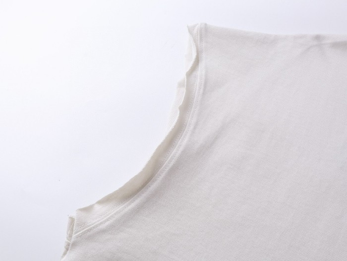 Men's Balenciaga Back Sleeveless T-shirt in Dirty