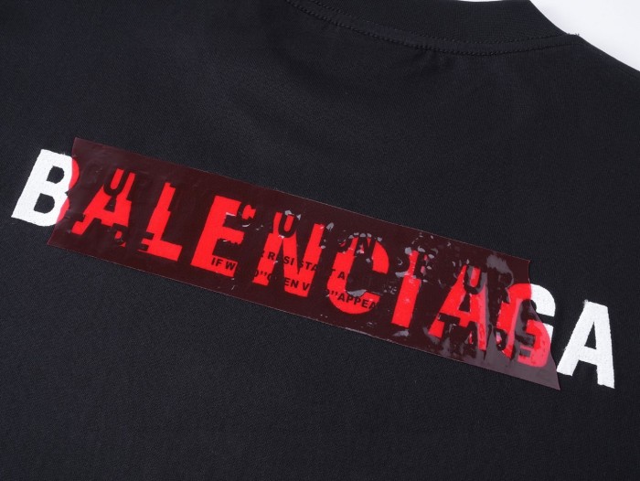 Balenciaga Balenciaga Back Letter Print T-shirt