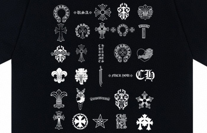 Chrome Hearts Multi Logo T-Shirt Black