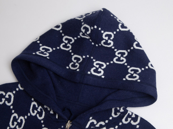 Gucci Monogram Reversible Sweatshirt Navy