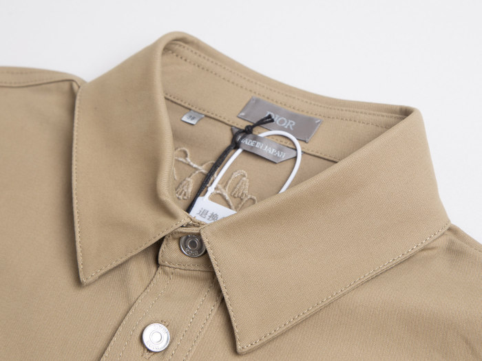 Christian Dior Couture Lily of the Valley Shirt Beige Cotton