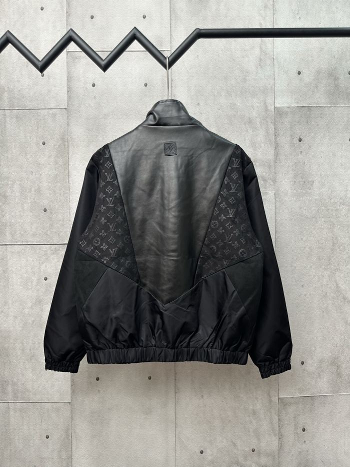 Louis Vuitton Leather Mix Track Top - Men