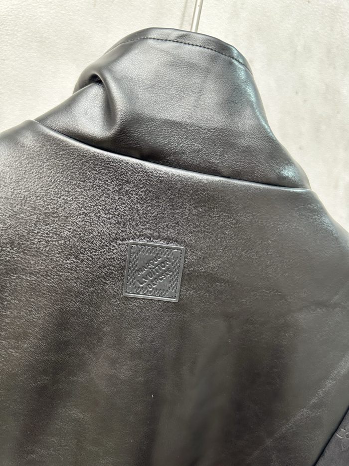 Louis Vuitton Leather Mix Track Top - Men