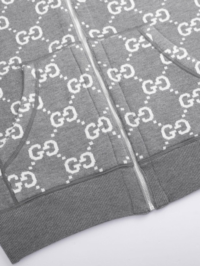 Gucci Monogram Reversible Sweatshirt Grey