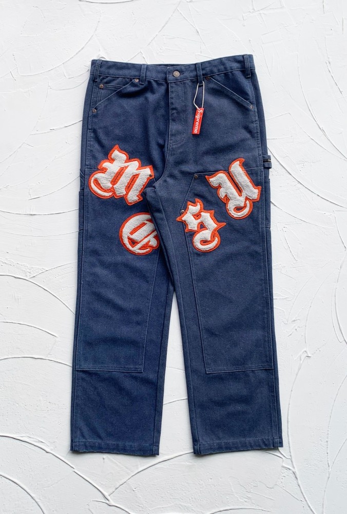 Supreme Old English Canvas Double Knee Painter Pant
