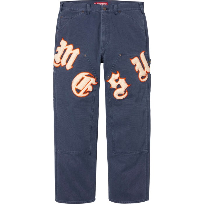 Supreme Old English Canvas Double Knee Painter Pant