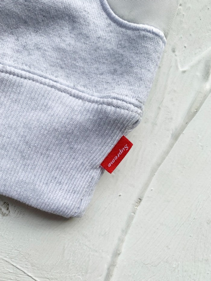 Supreme Big Logo Zip Up Hooded Sweatshirt