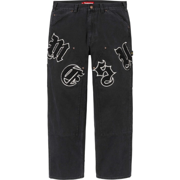 Supreme Old English Canvas Double Knee Painter Pant