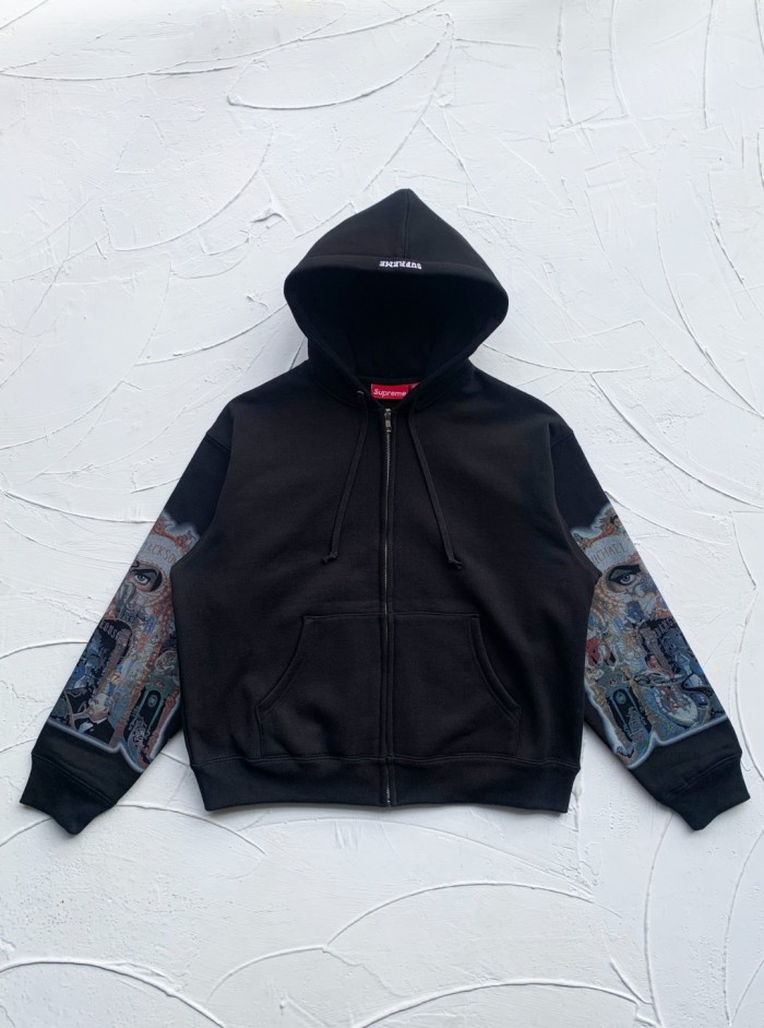 Supreme Michael Jackson Dangerous Zip Up Hooded Sweatshirt