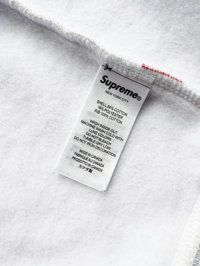 Supreme Collegiate Appliqué Zip Up Hooded Sweatshirt