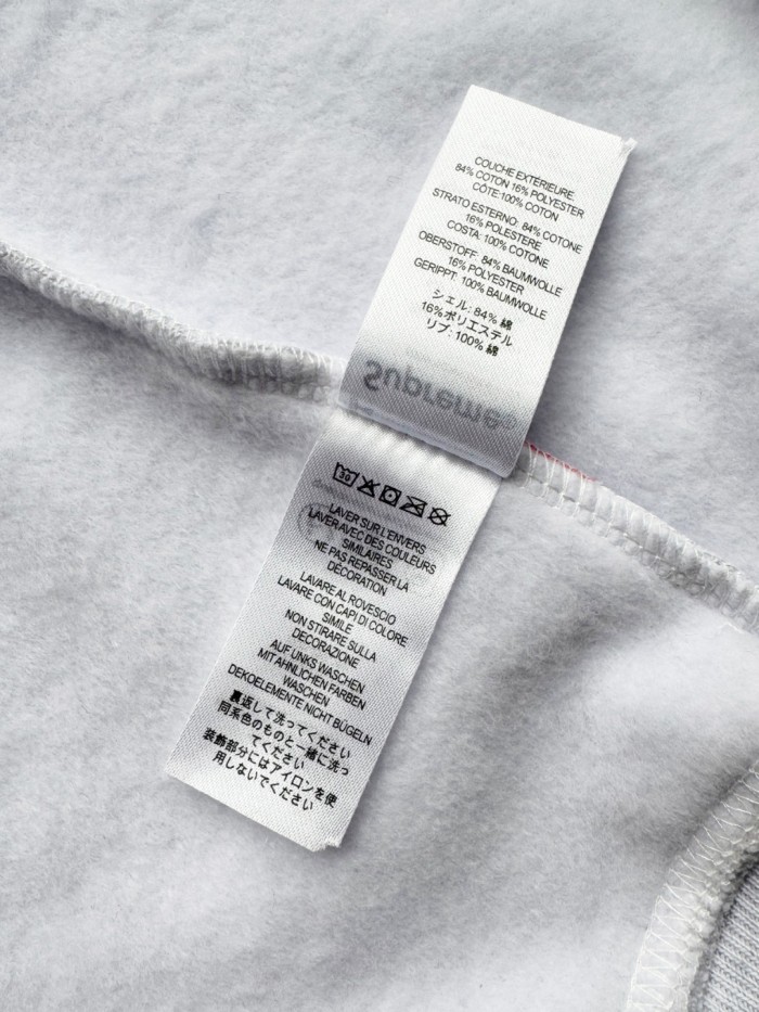 Supreme Collegiate Appliqué Zip Up Hooded Sweatshirt