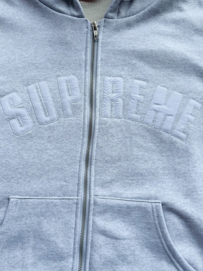 Supreme Arc Thermal Lined Zip Up Hooded Sweatshirt