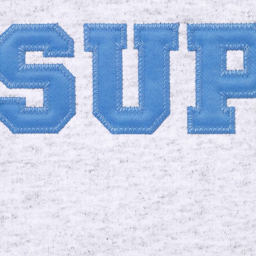 Supreme Collegiate Appliqué Zip Up Hooded Sweatshirt