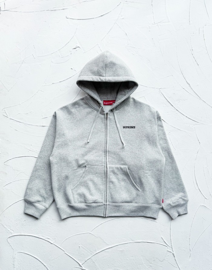 Supreme IDGAF Zip Up Hooded Sweatshirt