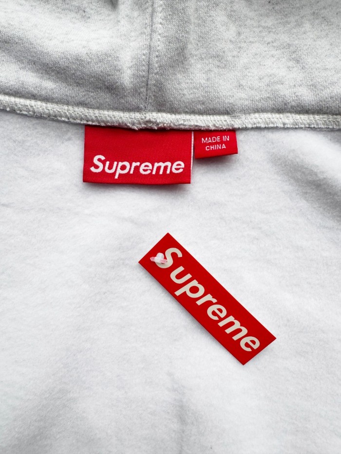 Supreme Collegiate Appliqué Zip Up Hooded Sweatshirt