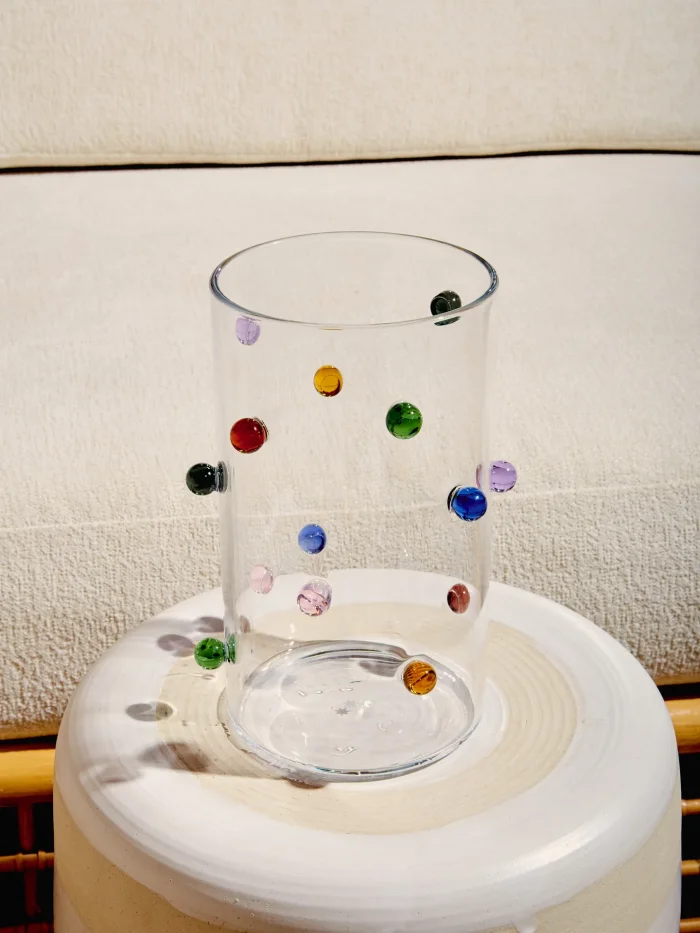 Dot pattern vase