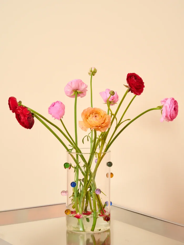 Dot pattern vase