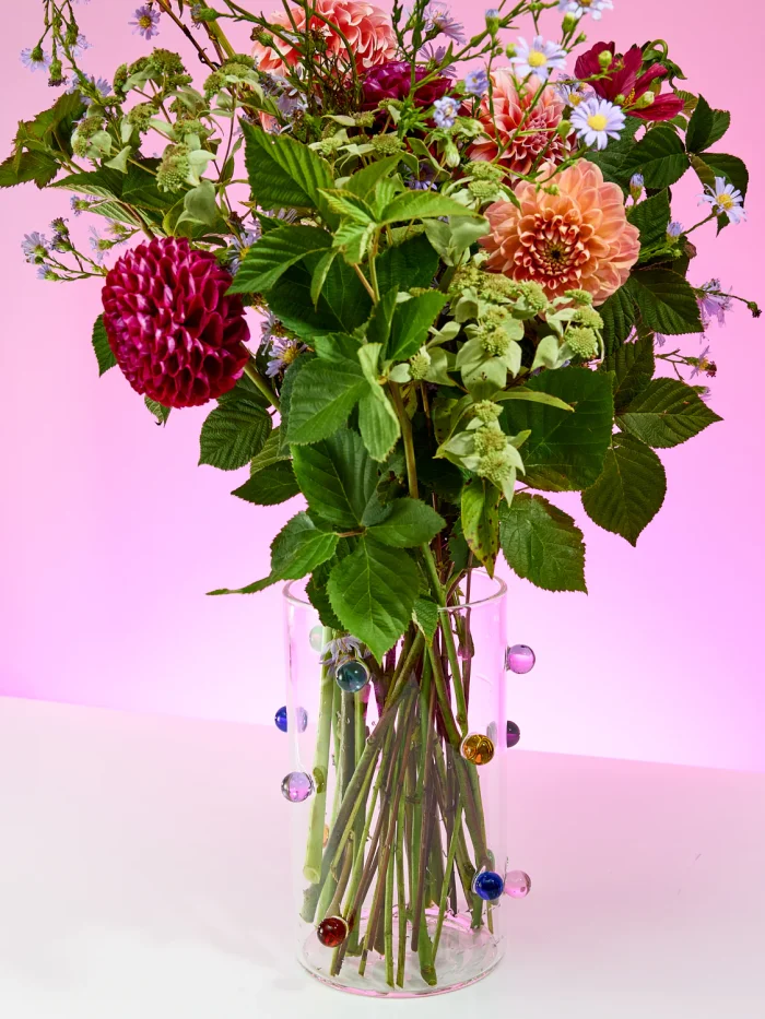 Dot pattern vase