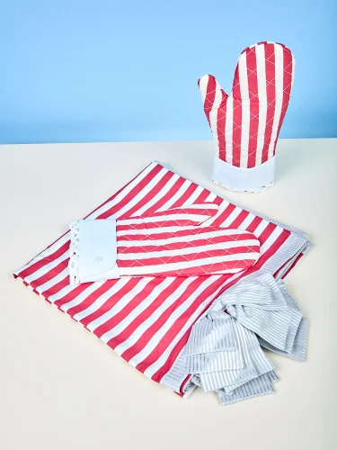 Bow-shaped tablecloth
