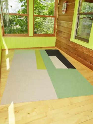 Green grass simple carpet