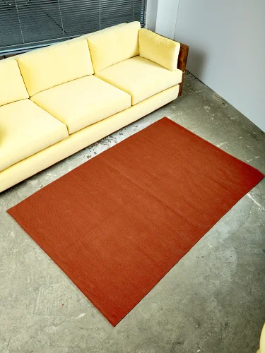 Chocolate cotton carpet
