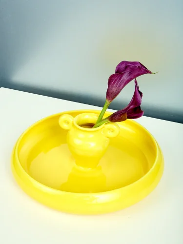 Vase fruit plate
