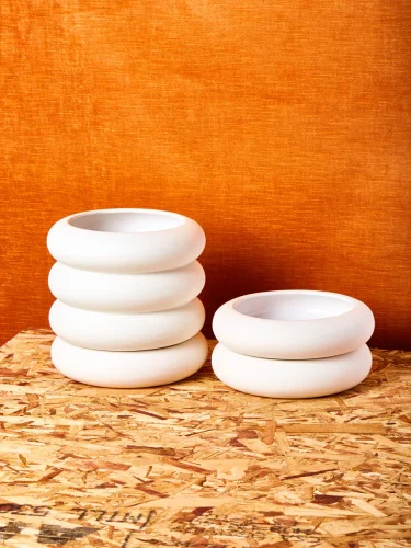 Stacked pottery