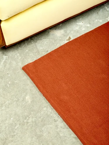 Chocolate cotton carpet