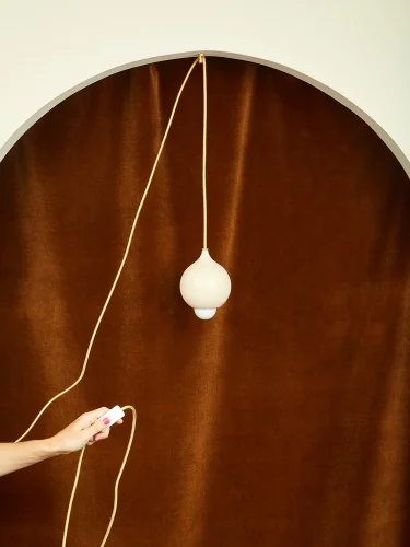 Liquid drop pendant