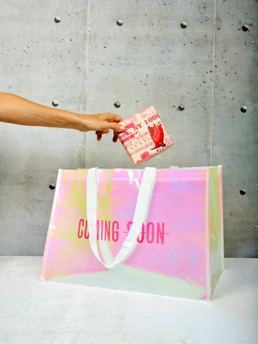 The tote bag is about to be launched