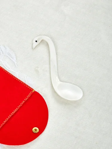 Swan spoon
