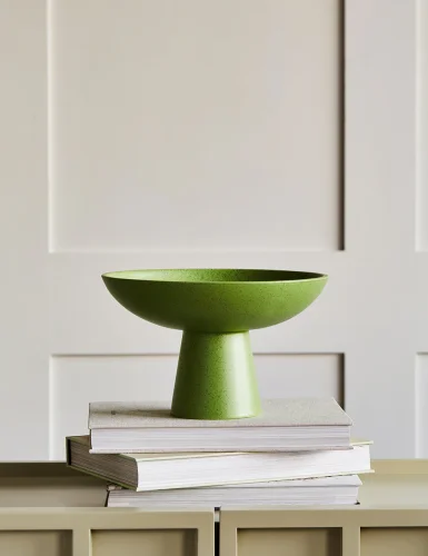 HKliving pistachio green high fire bowl