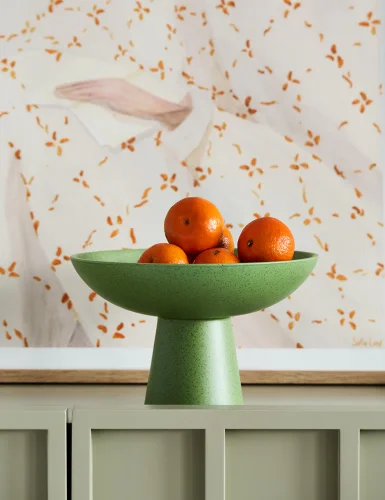 HKliving pistachio green high fire bowl