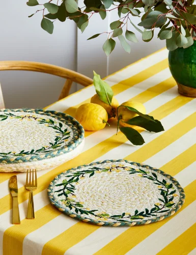A group of 6 Amalfi lemon round spots