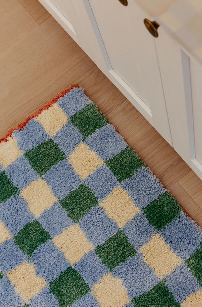 Grid thick woven foot mat - Grid