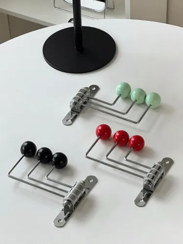 Wall-mounted vintage wooden spherical hat and coat rack