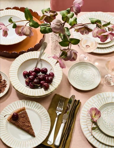 Crystal dinner plate