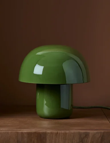 Deep-cypress green sheep stomach lamp