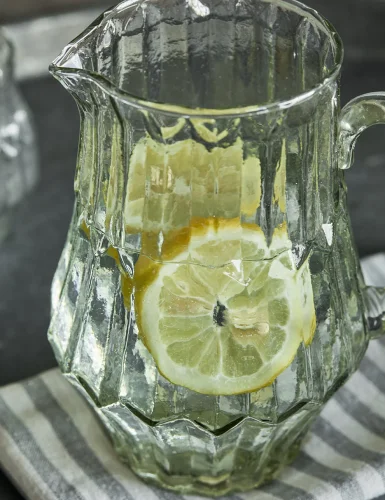 Rural glass pot