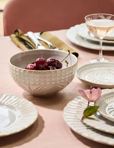 Crystal cereal bowl