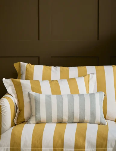 Sage stripe long pad